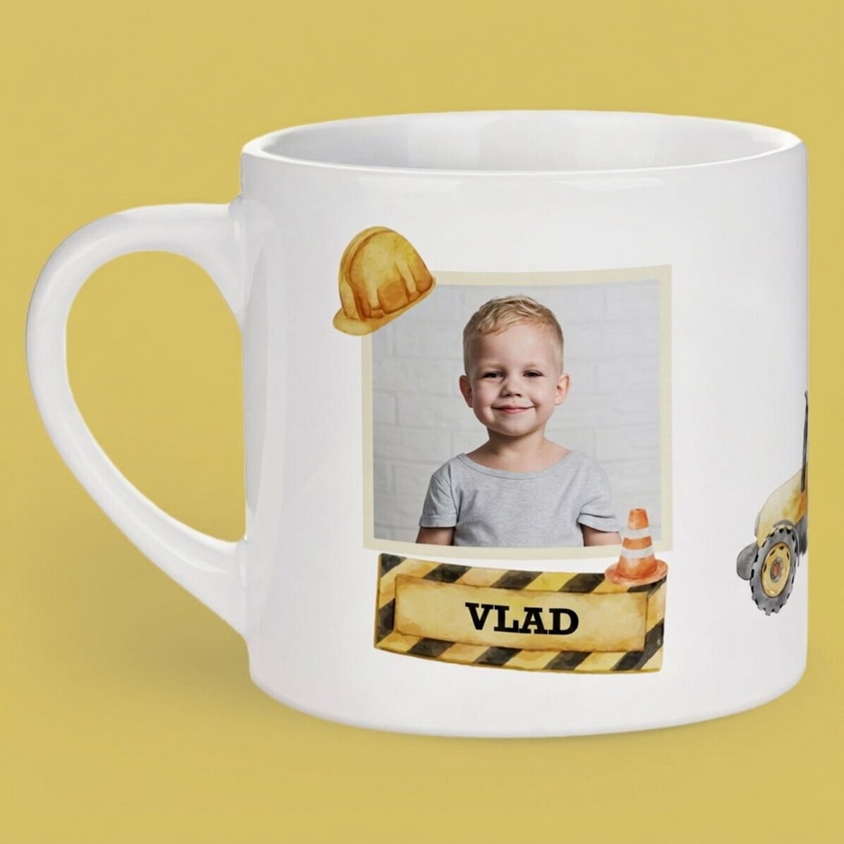 Tasse personnalisée pour enfants avec photo et message - Équipements