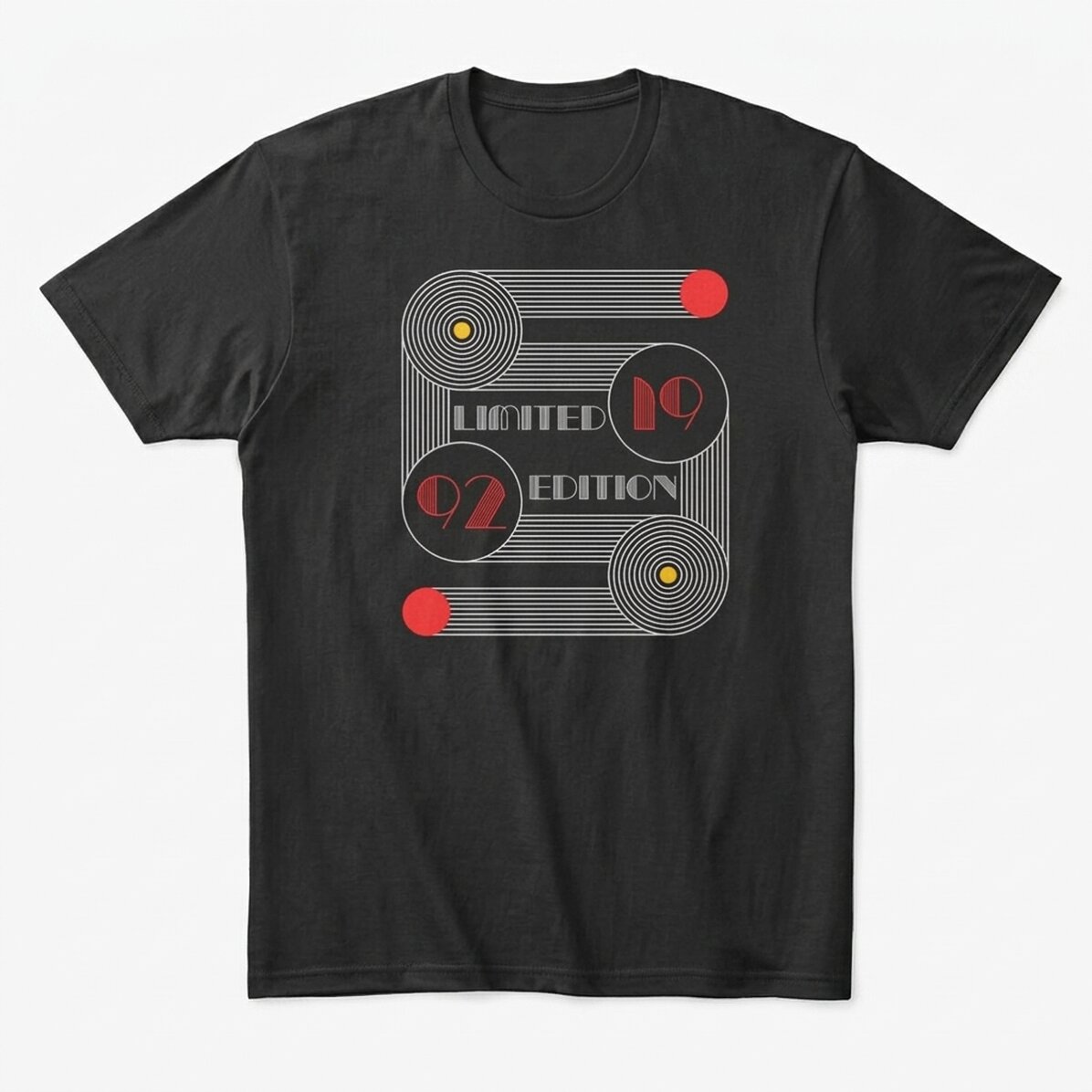 Katoenen T-shirt met gepersonaliseerde tekst - Bauhaus Birthday