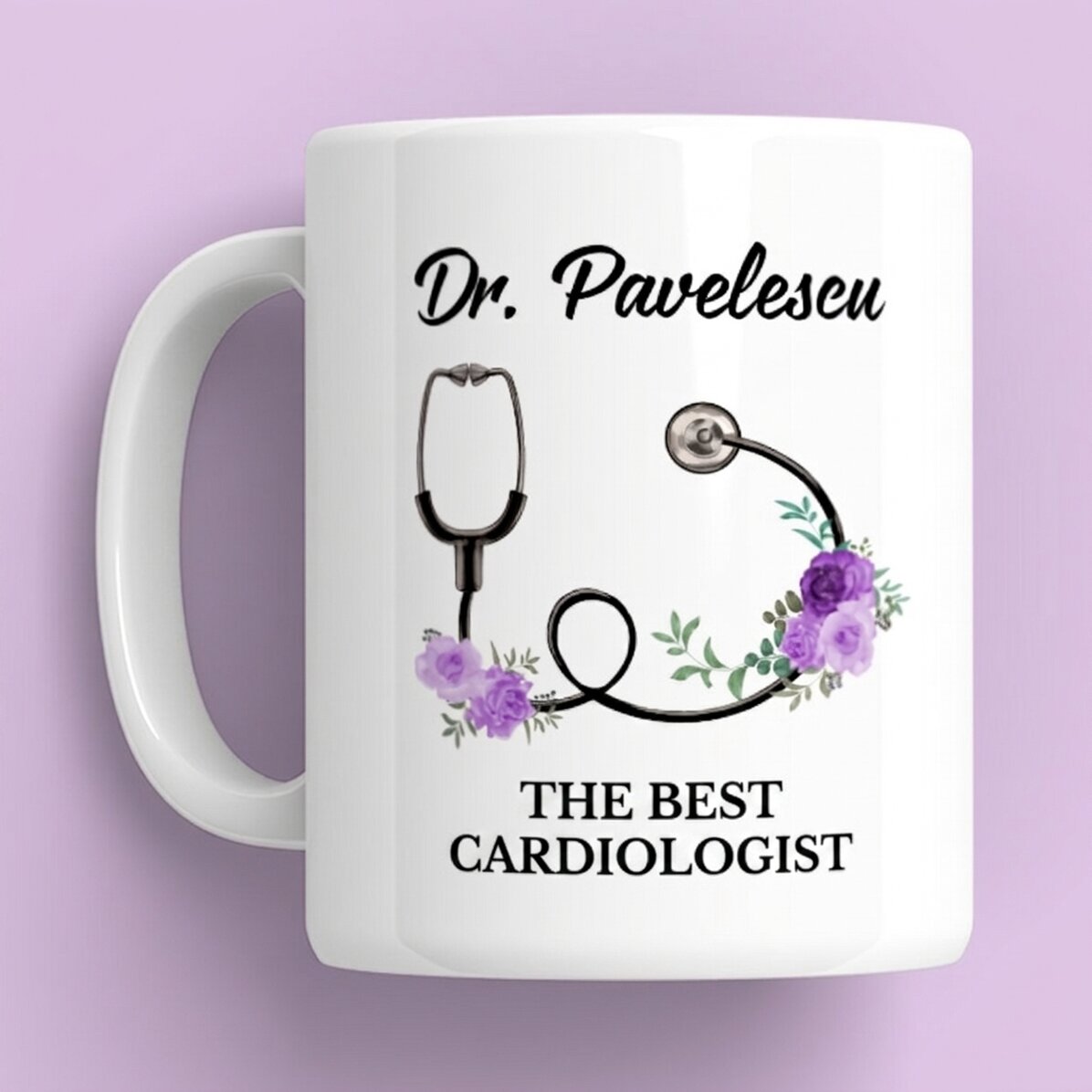 Gepersonaliseerde mok met tekst - De beste dokter
