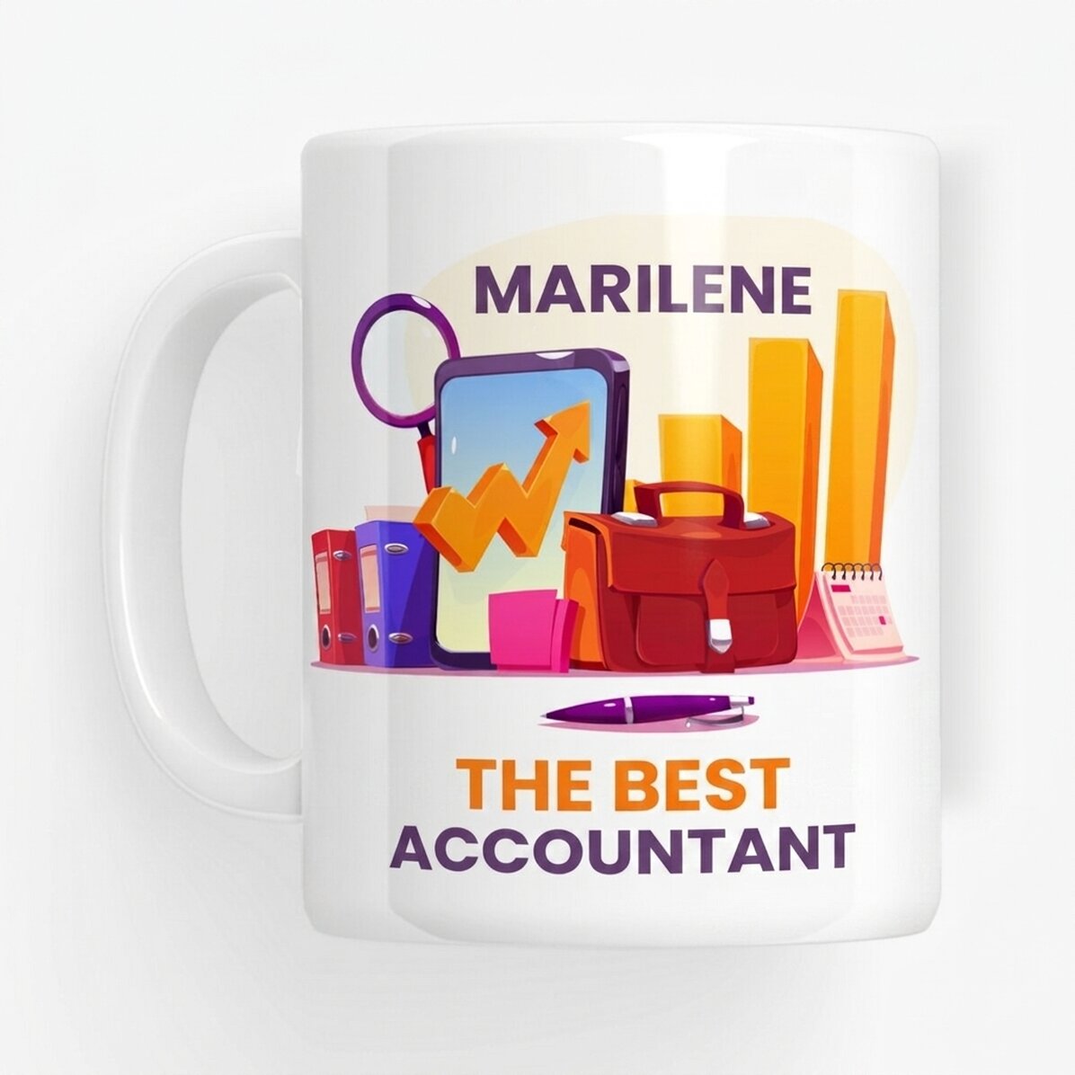 Tasse personnalisée avec inscription - Comptable