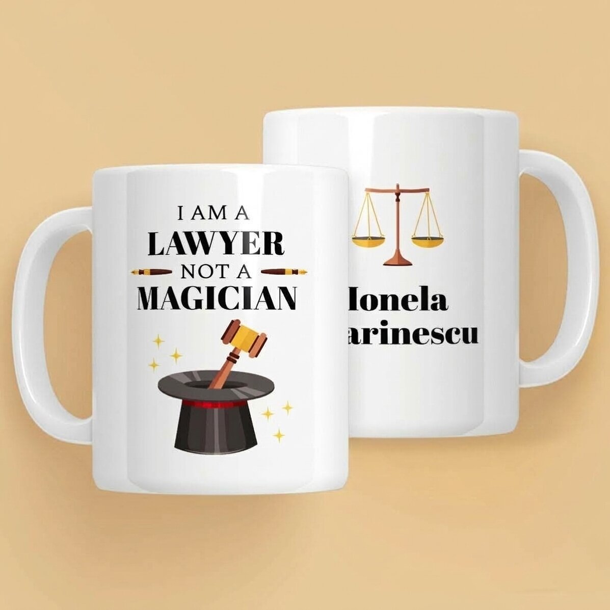 Tasse personnalisée avec inscription - Avocat