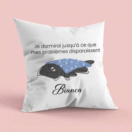 Oreiller personnalisé avec inscription - Problems