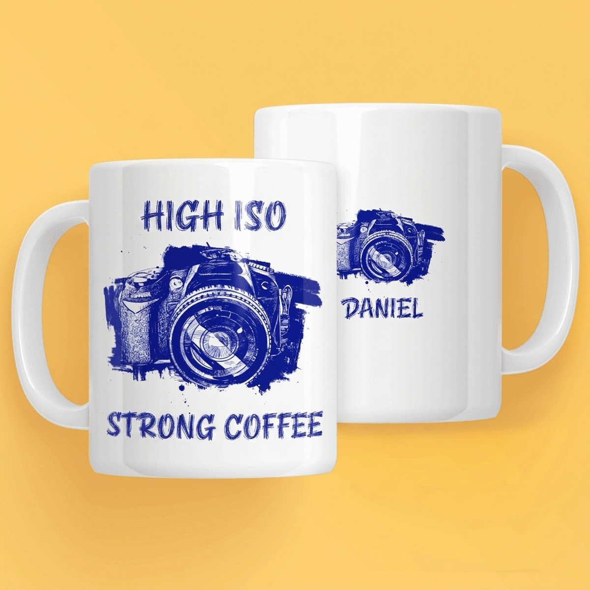 Tasse personnalisée avec un texte pour les photographes - Appareil photo