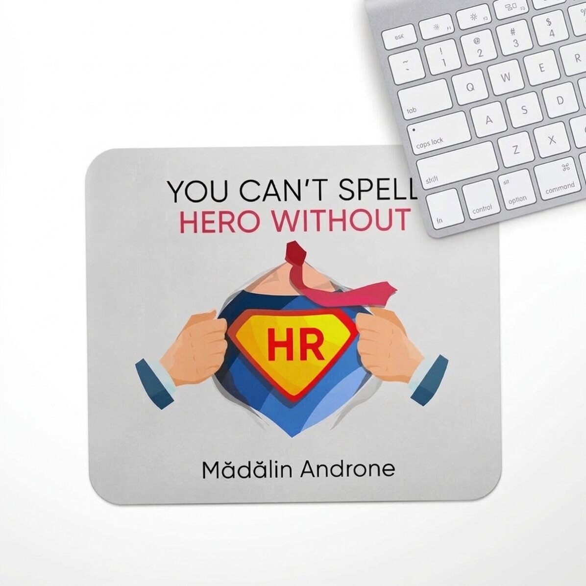 Tapis de souris personnalisé avec message - RH