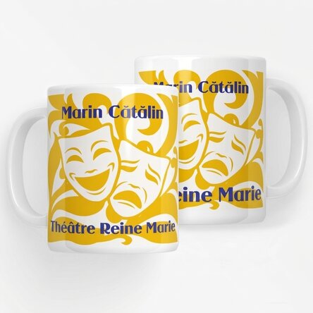 Tasse personnalisée avec un texte pour les acteurs - Acting Masks