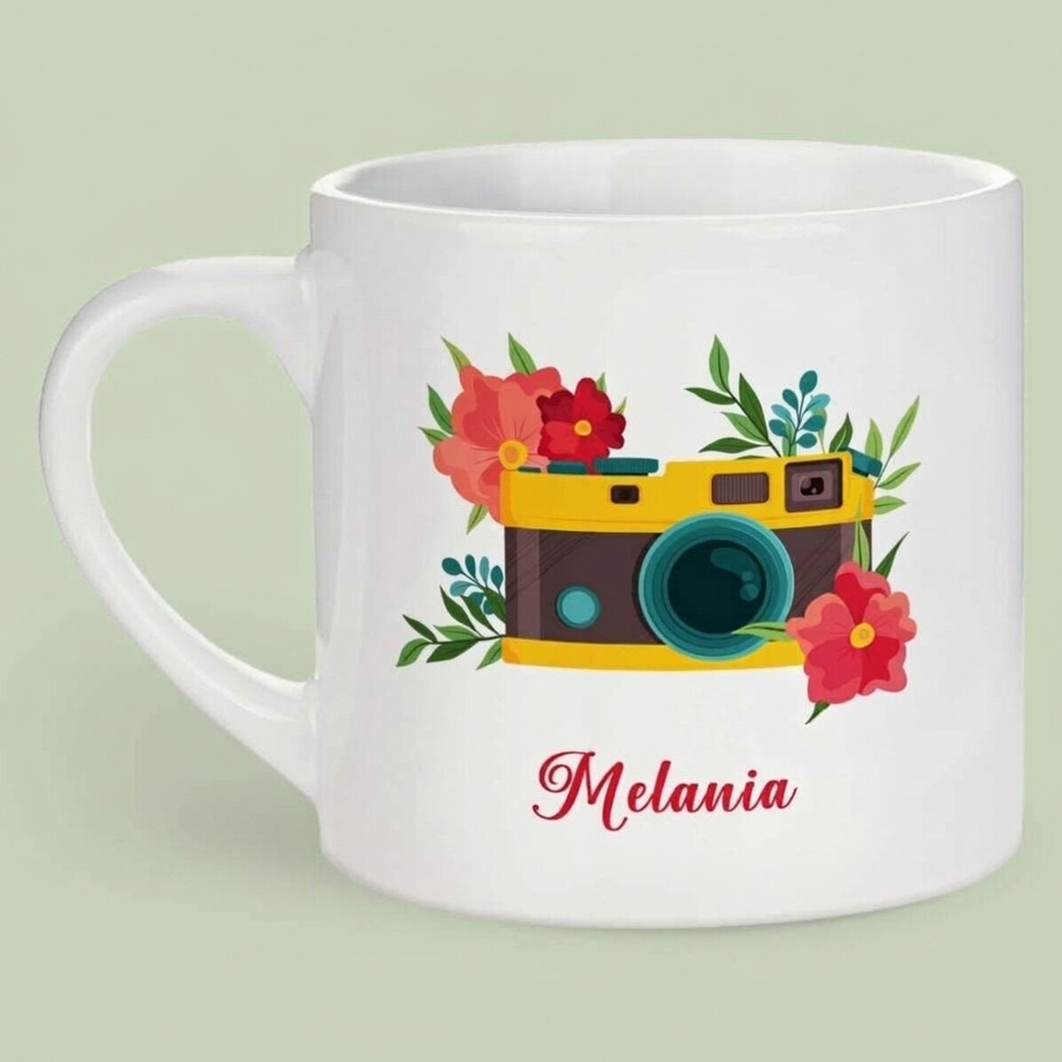 Espressokopje met naam erop - Fotograaf