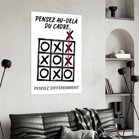 Affiche « Think outside the box »