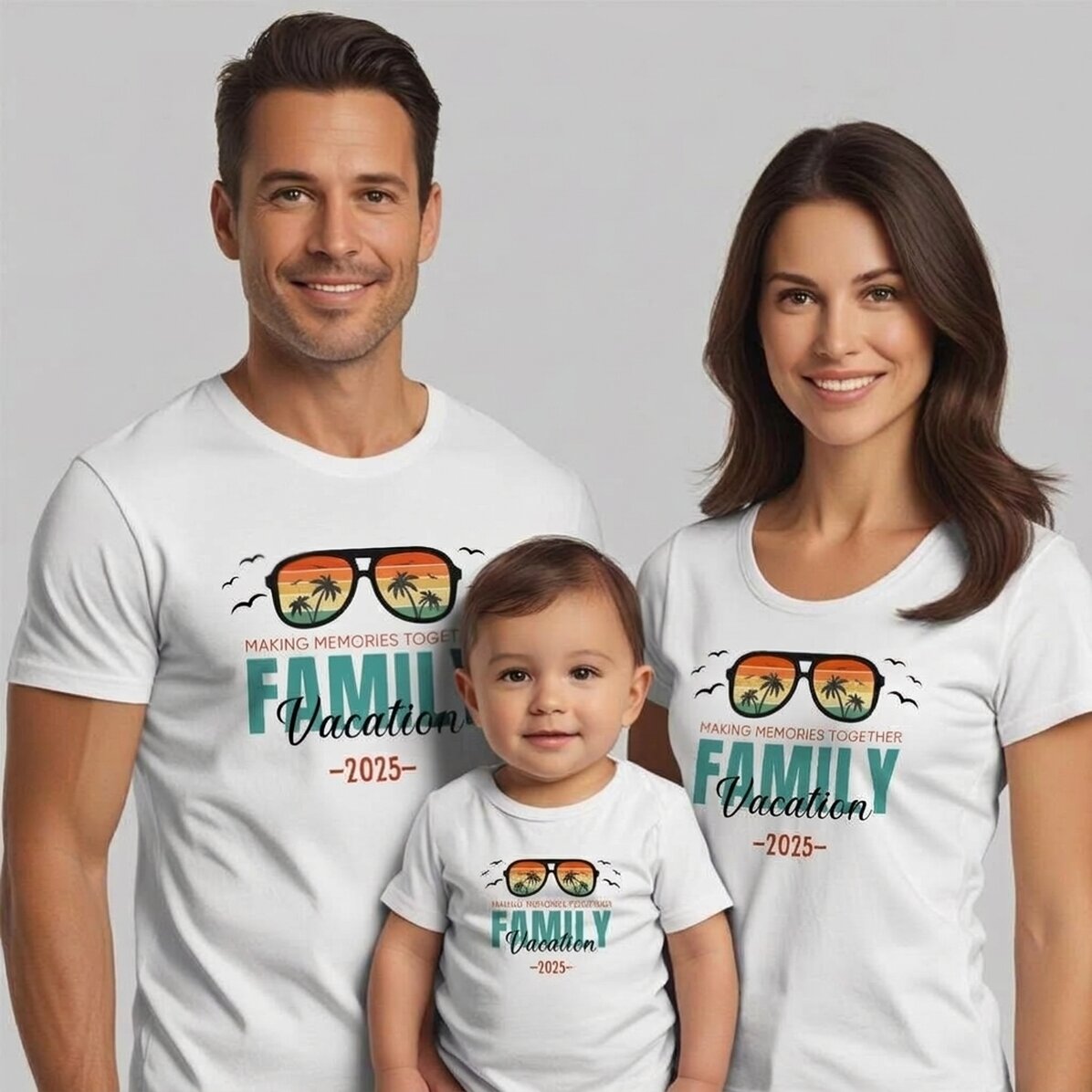 Gepersonaliseerd katoenen T-shirt voor kinderen/volwassenen - Making Memories