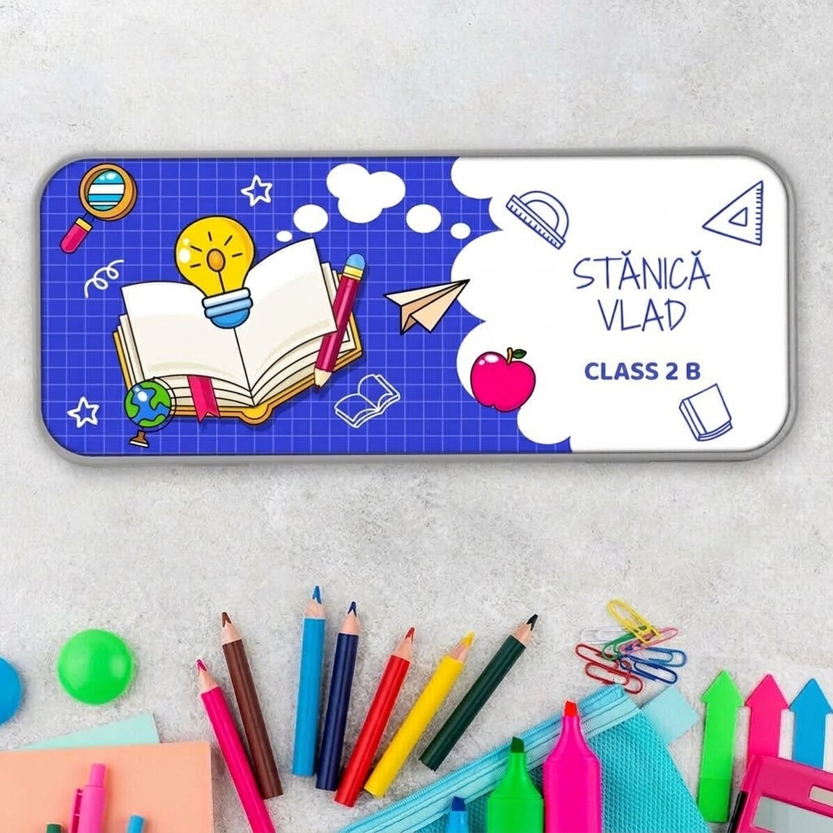 Gepersonaliseerd etui met tekst - Learning path