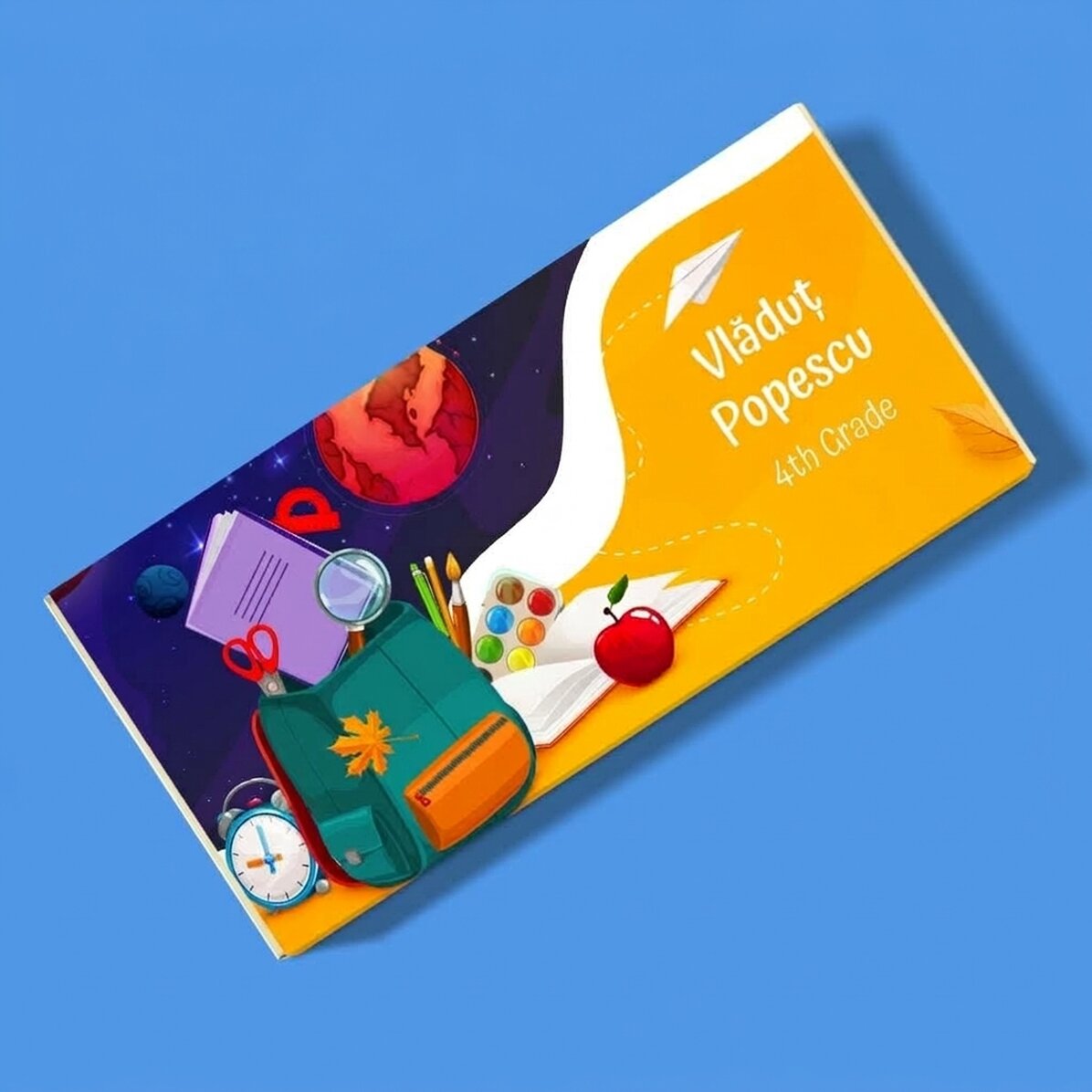 Chocolade met persoonlijke tekst - Nieuwe horizonten
