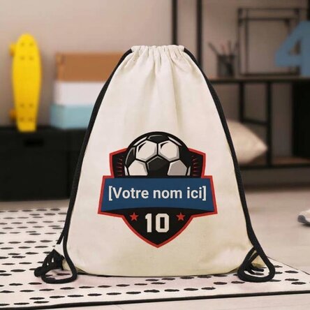 Sac à dos personnalisé avec message - Football