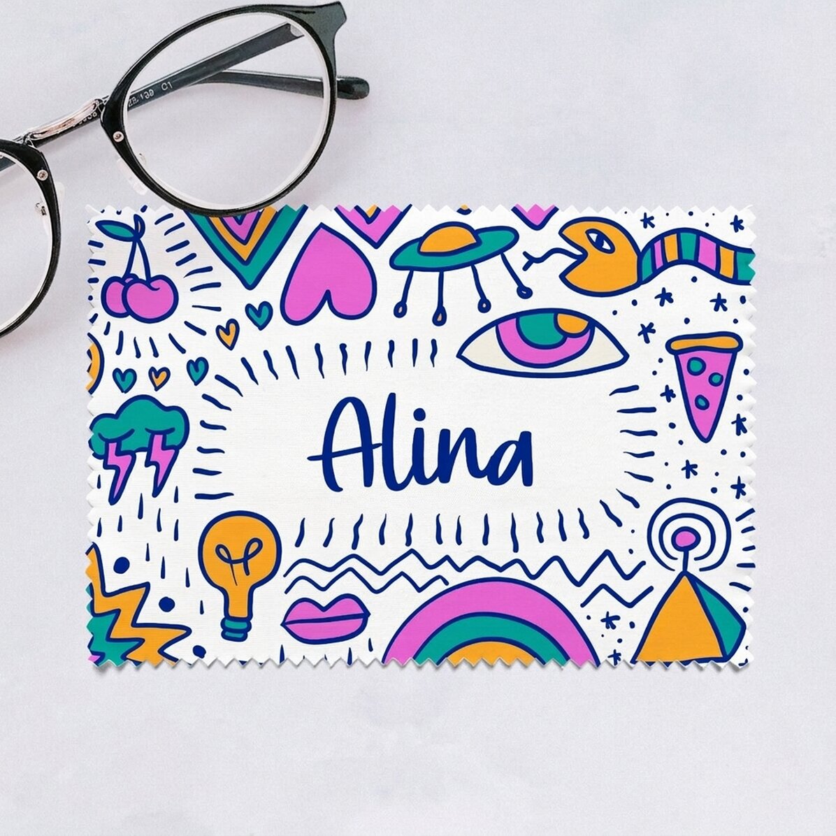 Chiffon personnalisé pour nettoyer les écrans et les lunettes - Creative