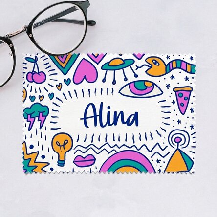 Chiffon personnalisé pour nettoyer les écrans et les lunettes - Creative