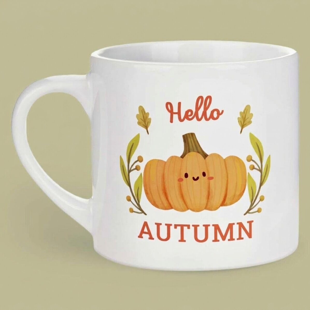Tasse à espresso personnalisée avec inscription - Automne
