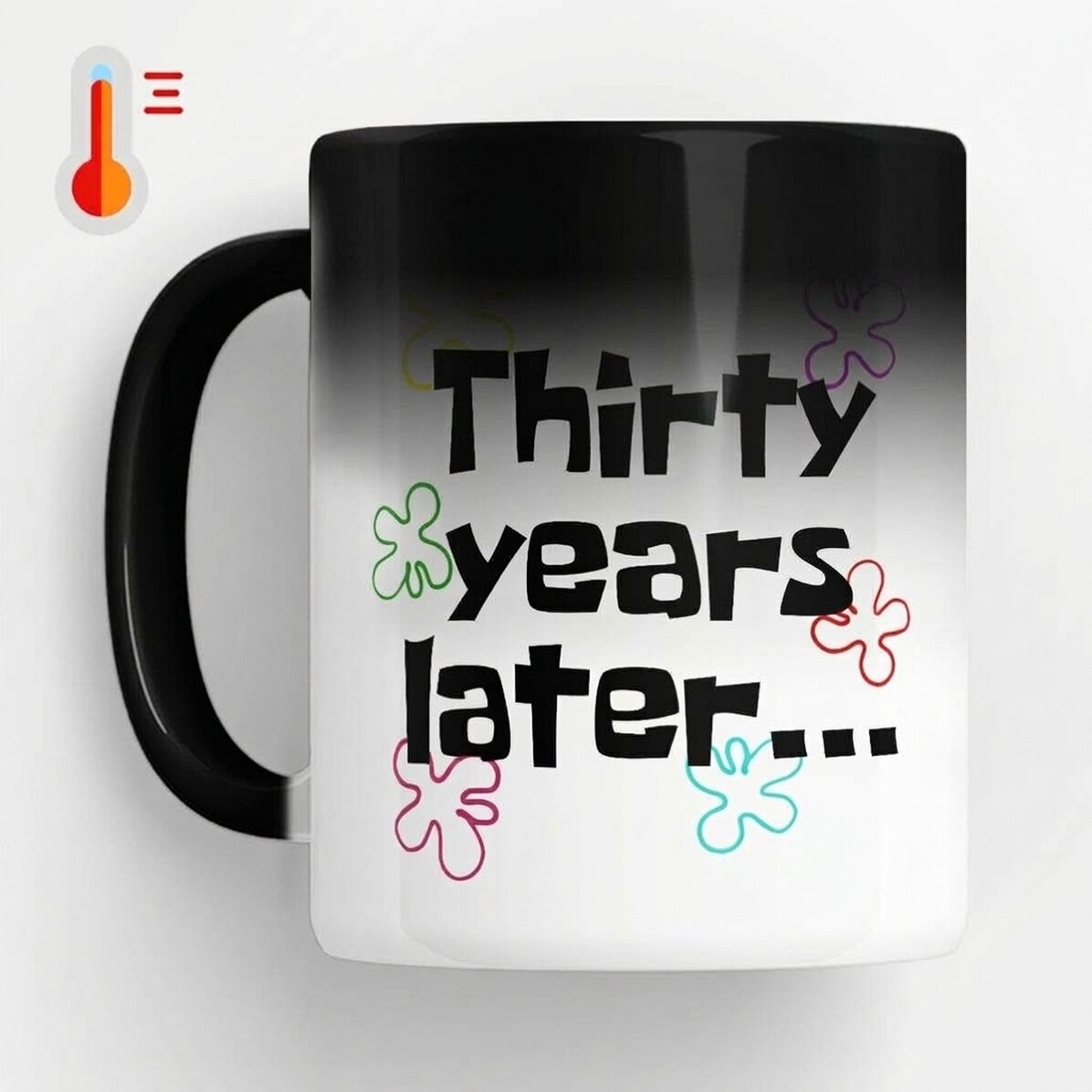 Gepersonaliseerde magische mok met tekst - Years later...