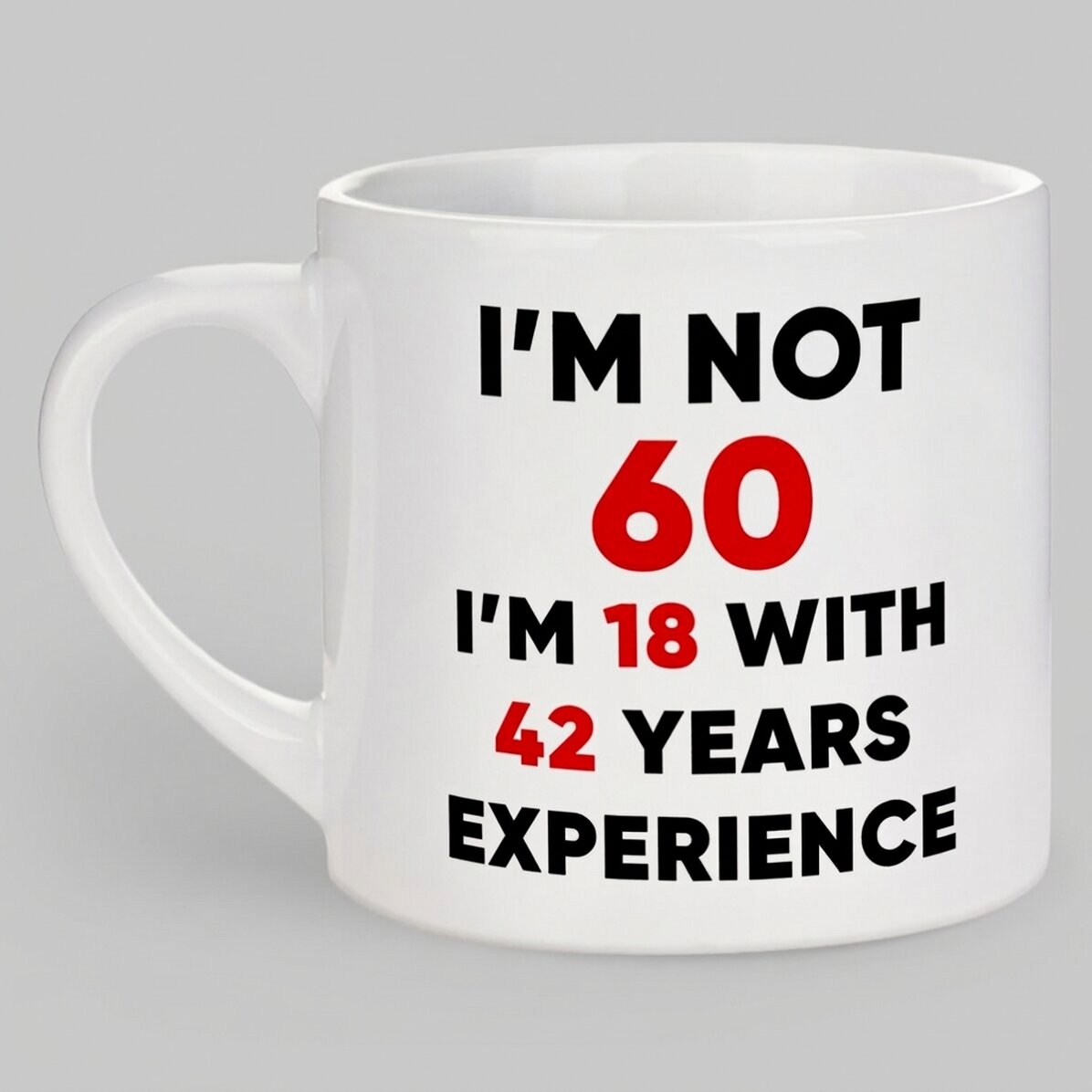 Tasse à expresso personnalisée avec le message « Happy Birthday ! »