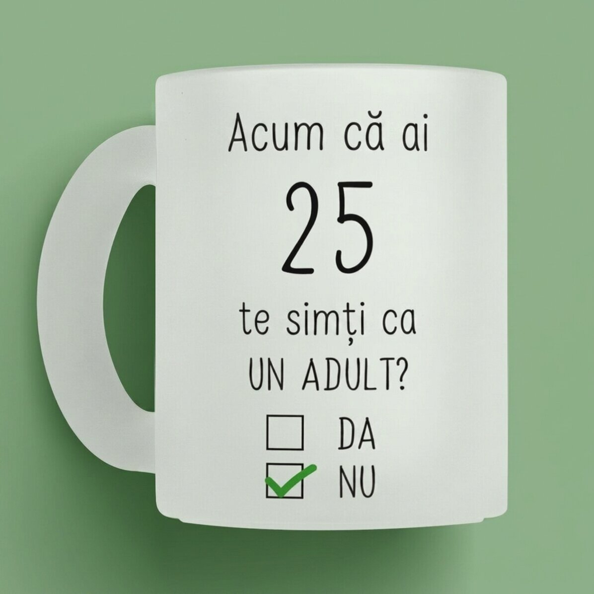 Tasse personnalisée avec message - Anniversaire