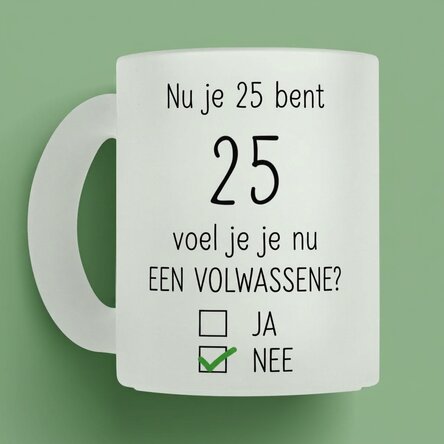 Gepersonaliseerde mok met tekst - Verjaardag