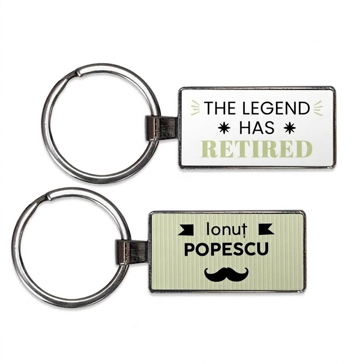 Gepersonaliseerde sleutelhanger met tekst - Legenda pensionata
