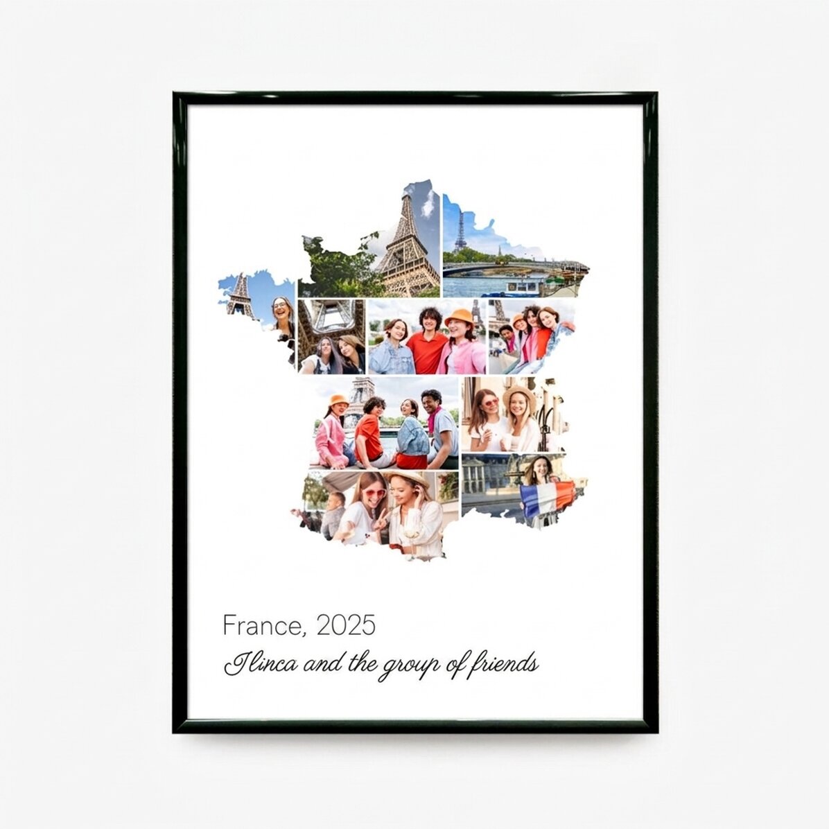 Gepersonaliseerd schilderij met 10 foto
