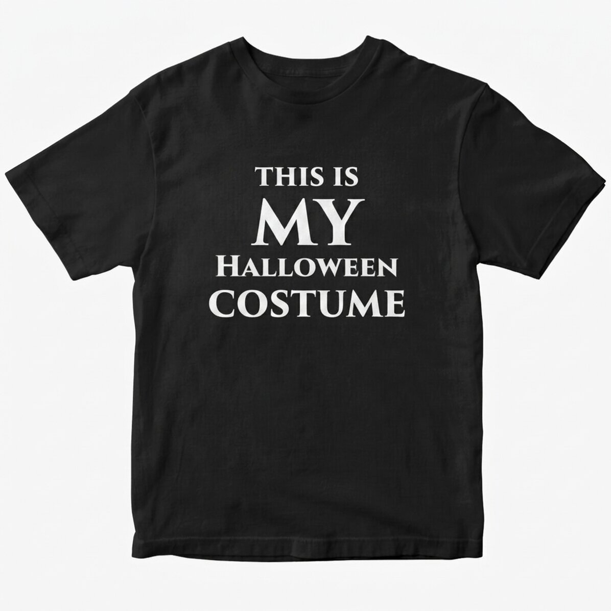 T-shirt en coton personnalisé avec un message - Halloween