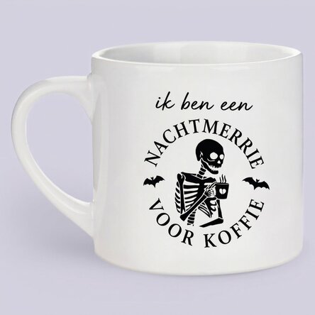 Gepersonaliseerde espressokop met tekst - Nightmare