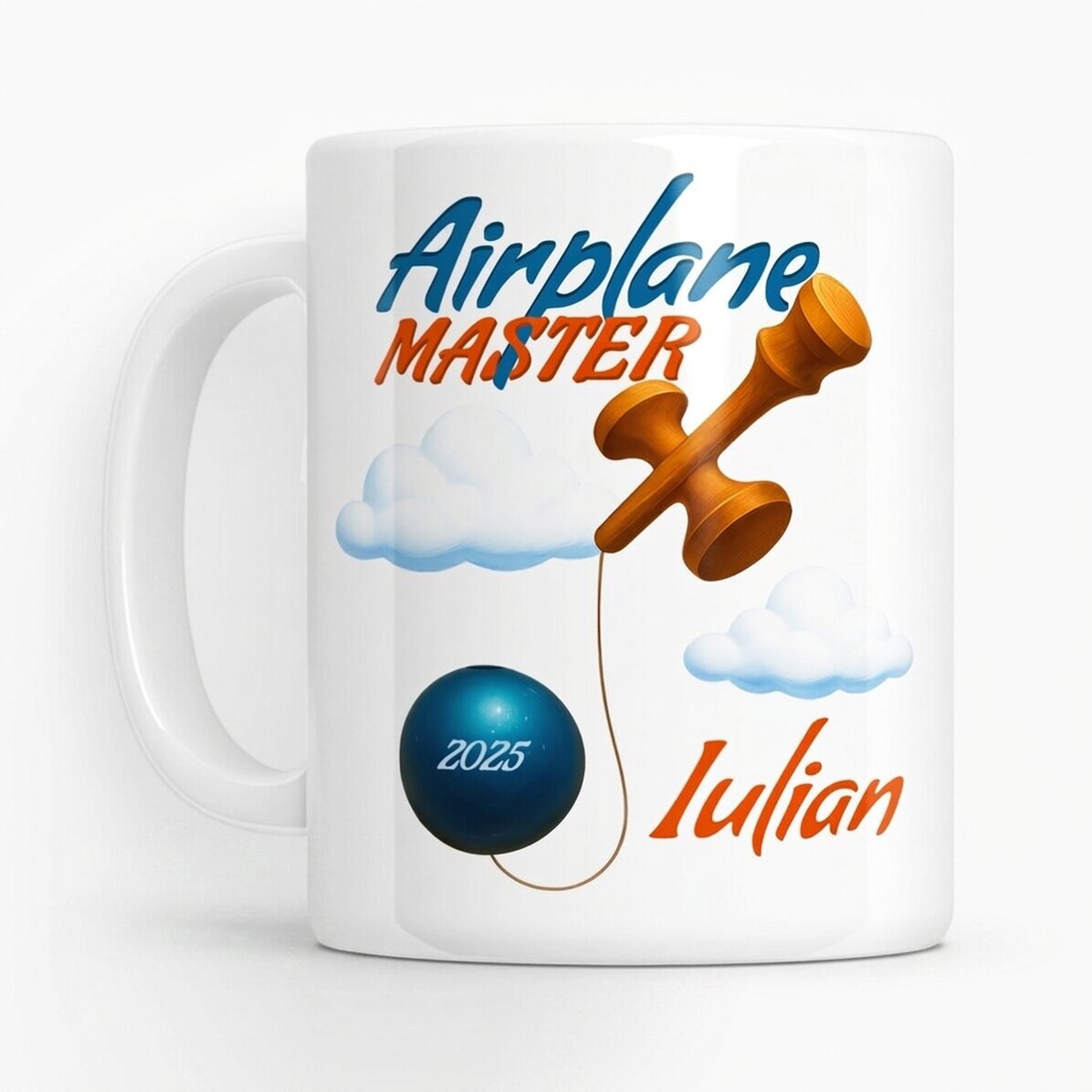 Gepersonaliseerde mok met tekst - Airplane Master