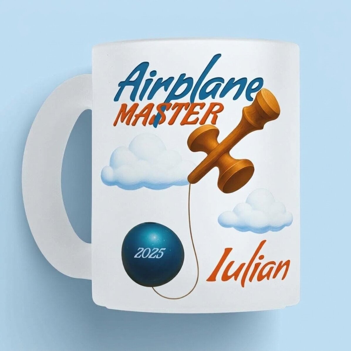 Gepersonaliseerde drinkbeker met tekst - Airplane Master