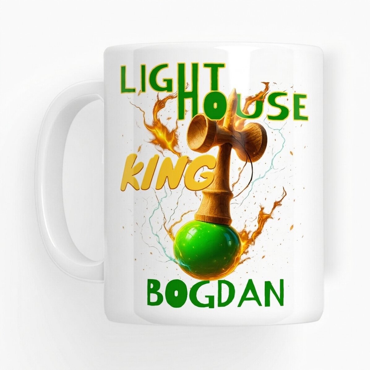 Tasse personnalisée avec texte - Lighthouse King