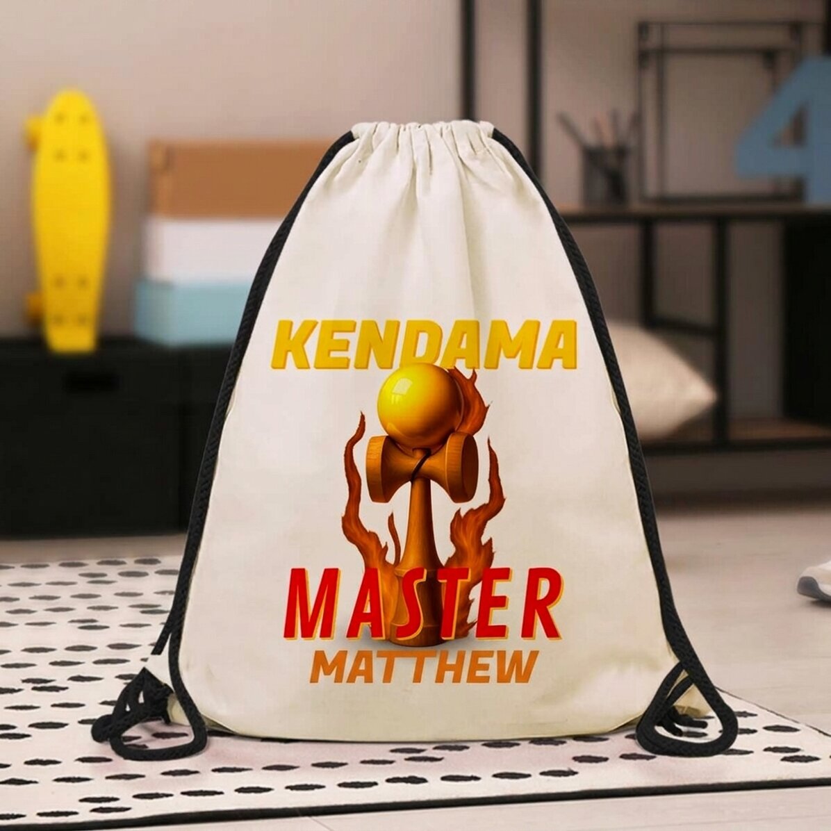 Sac à dos personnalisé avec prénom - Kendama Master