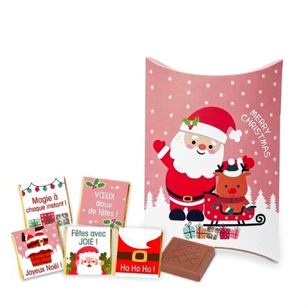 Coffret cadeau de 5 mini-chocolats - Douces vœux
