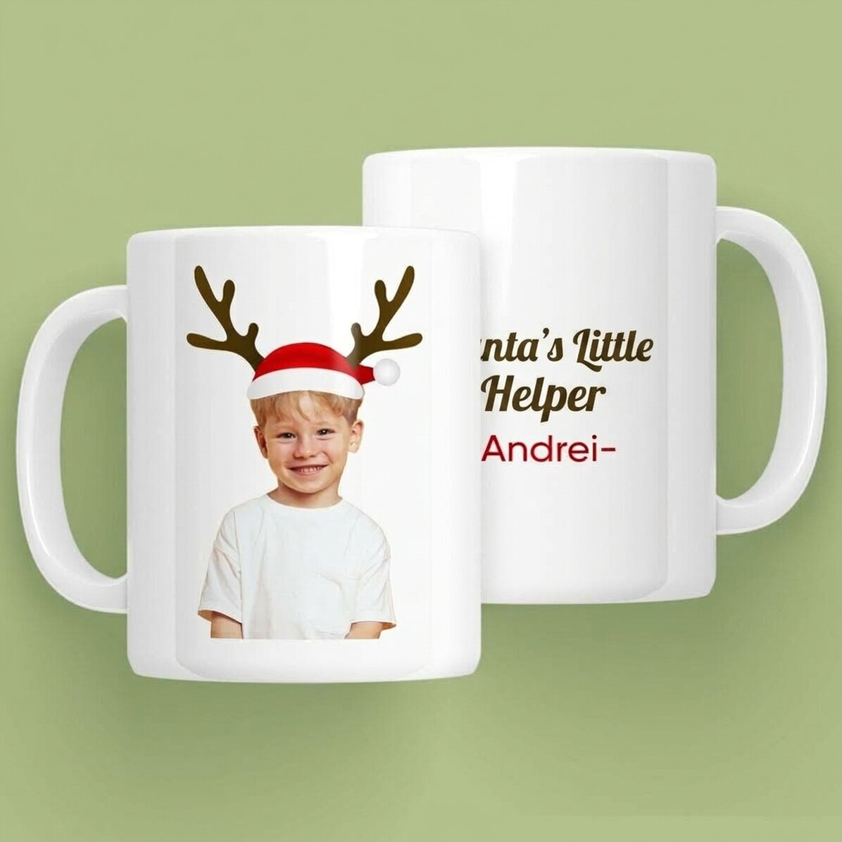 Tasse personnalisée avec photo et message - Ren