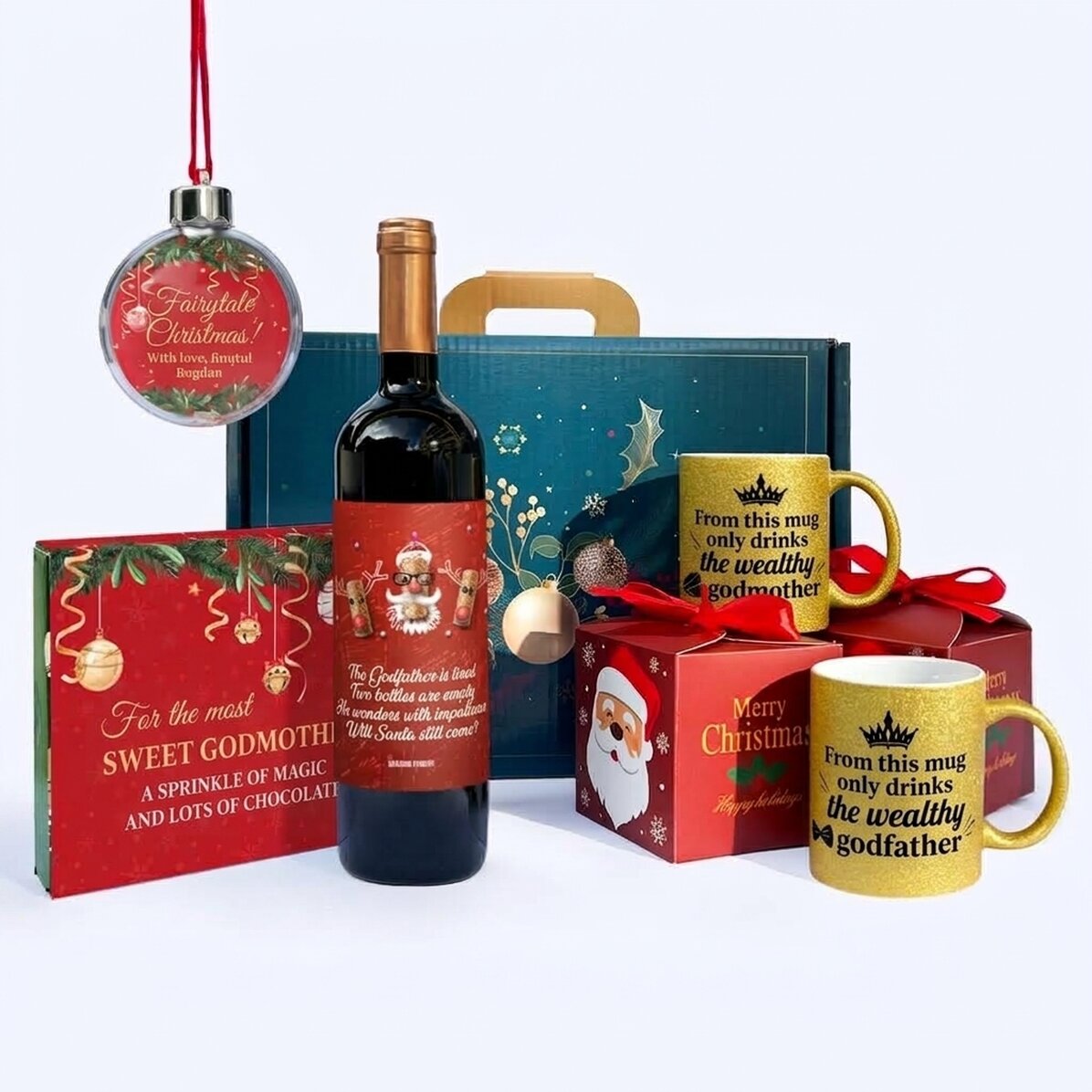 Kerstcadeaupakket voor onze dierbaarste peetouders