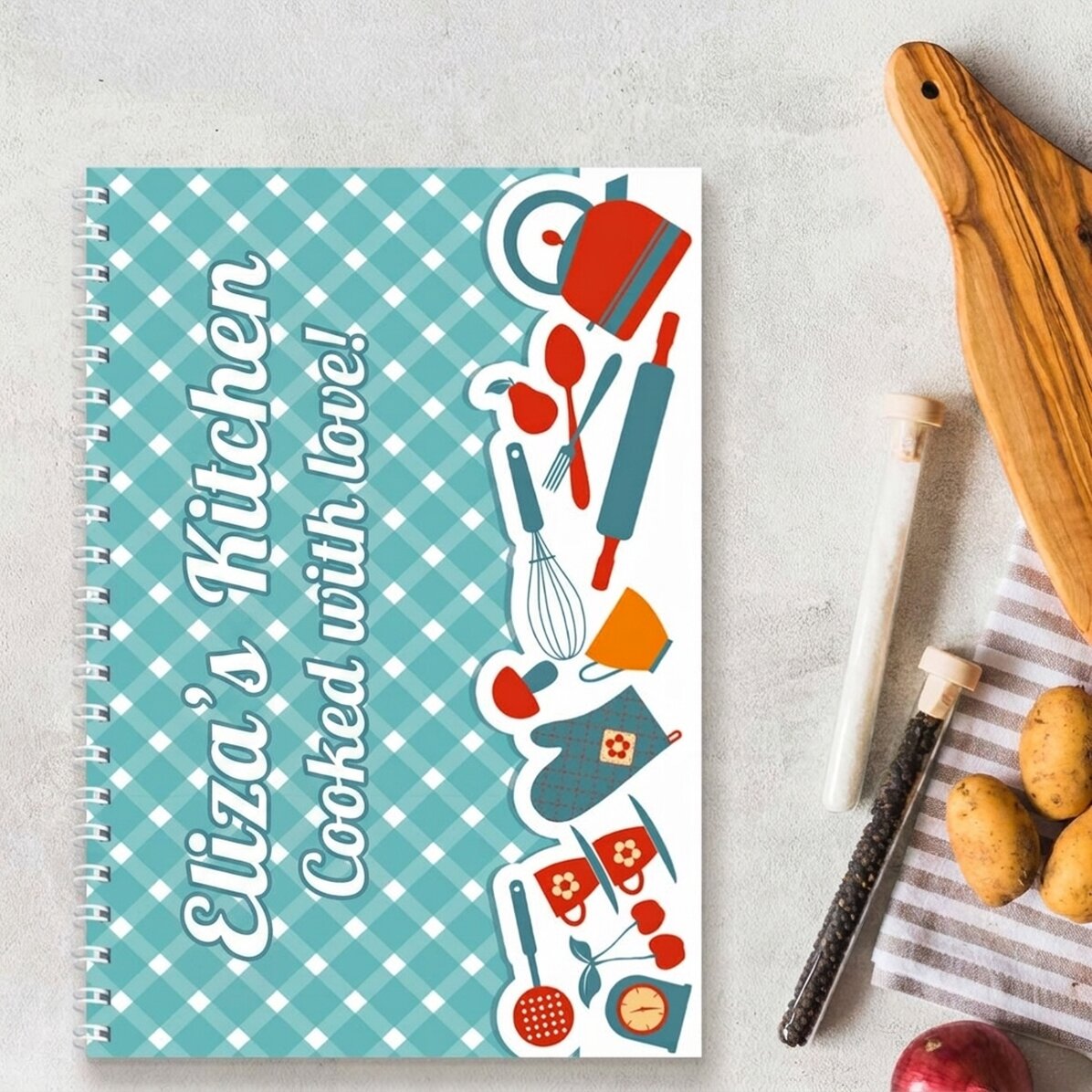 Gepersonaliseerde notitieboekjes met tekst
