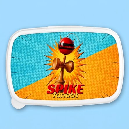Lunchbox, gepersonaliseerde opbergdoos met tekst - Spike Enthusiast