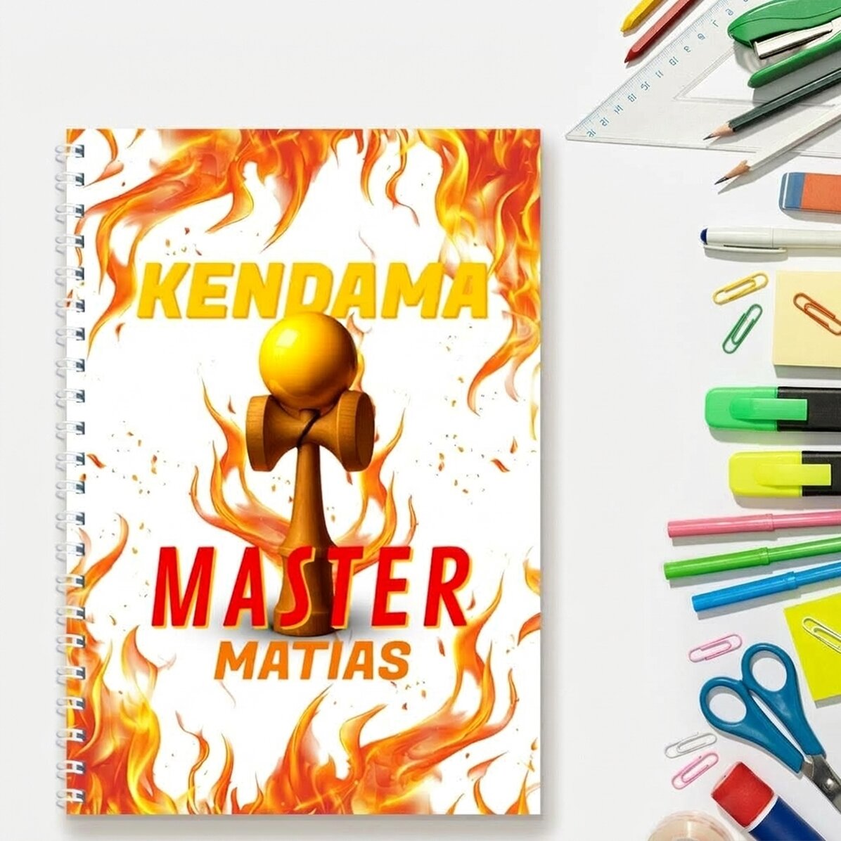Carnet personnalisé avec inscription - Kendama Master