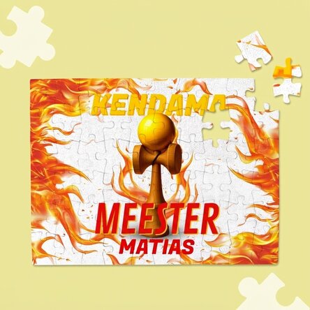 Gepersonaliseerde puzzel voor kinderen - Kendama Master