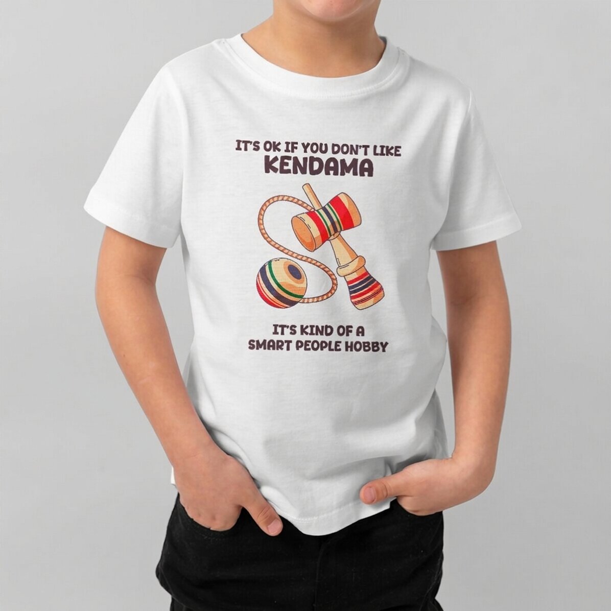 T-shirt en coton pour enfants personnalisé avec un texte - Smart hobby