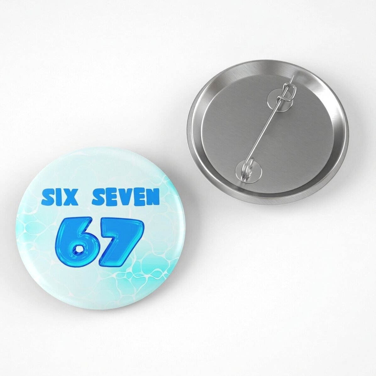 Gepersonaliseerd naamplaatje - 67 Six Seven Bubbly