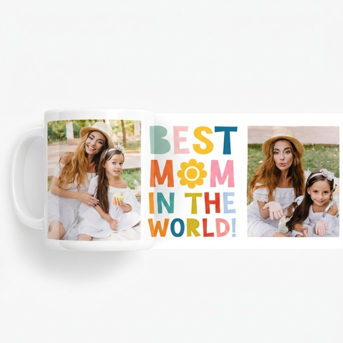 Gepersonaliseerde mok met 2 foto