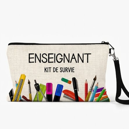 Kit pour enseignants personnalisé avec un message - Kit de survie