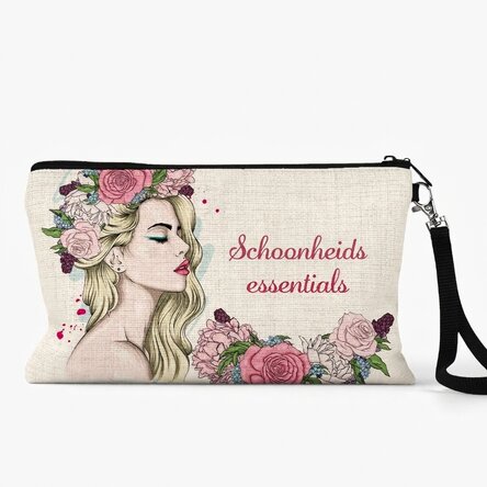 Gepersonaliseerde make-upset met tekst - Beauty essentials