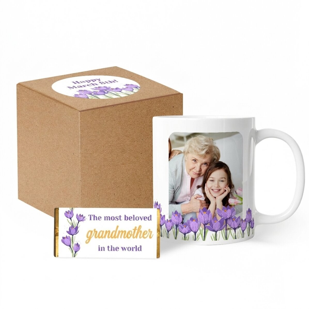 Cadeauset voor 8 maart voor oma