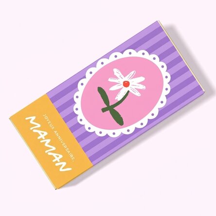 Chocolat personnalisé avec un message - Printemps