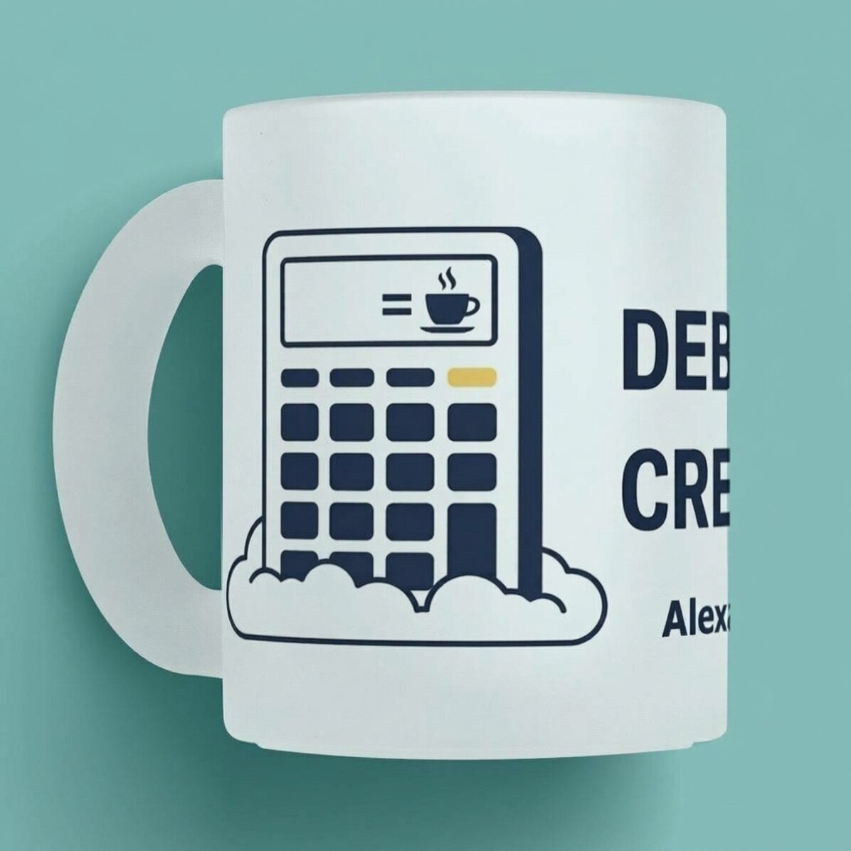 Tasse personnalisée avec texte - Comptabilité