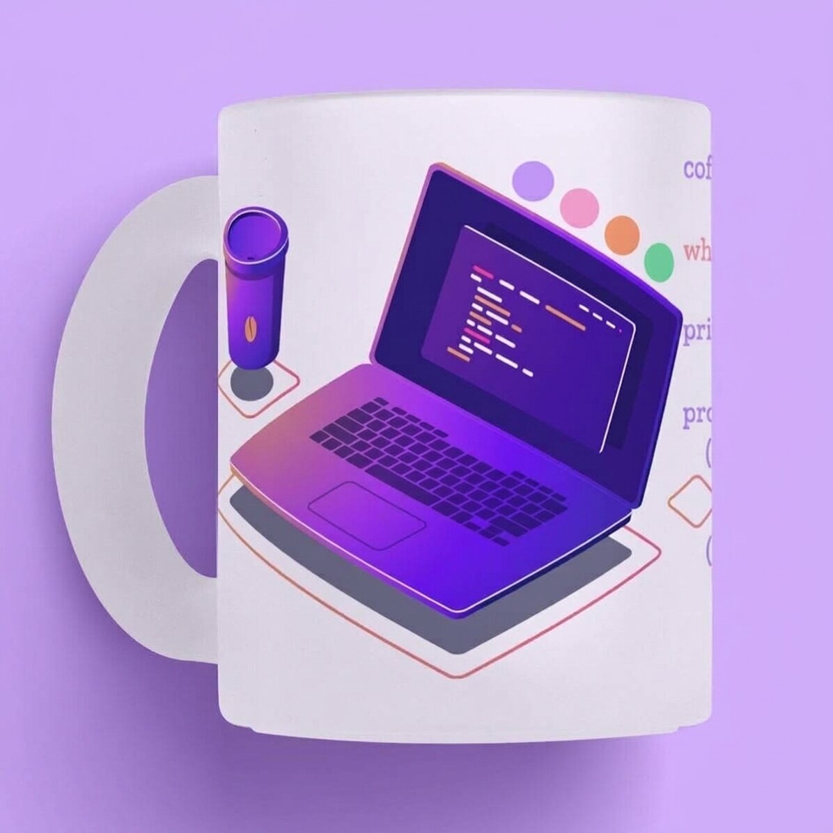 Gepersonaliseerde mok met tekst - Programming
