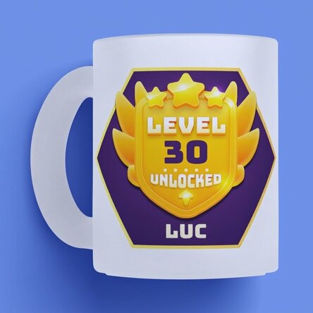 Tasse personnalisée avec un message d