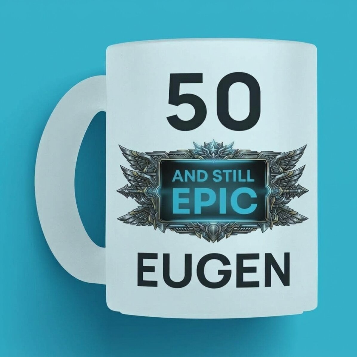 Gepersonaliseerde mok met tekst voor een verjaardag - Inca Epic