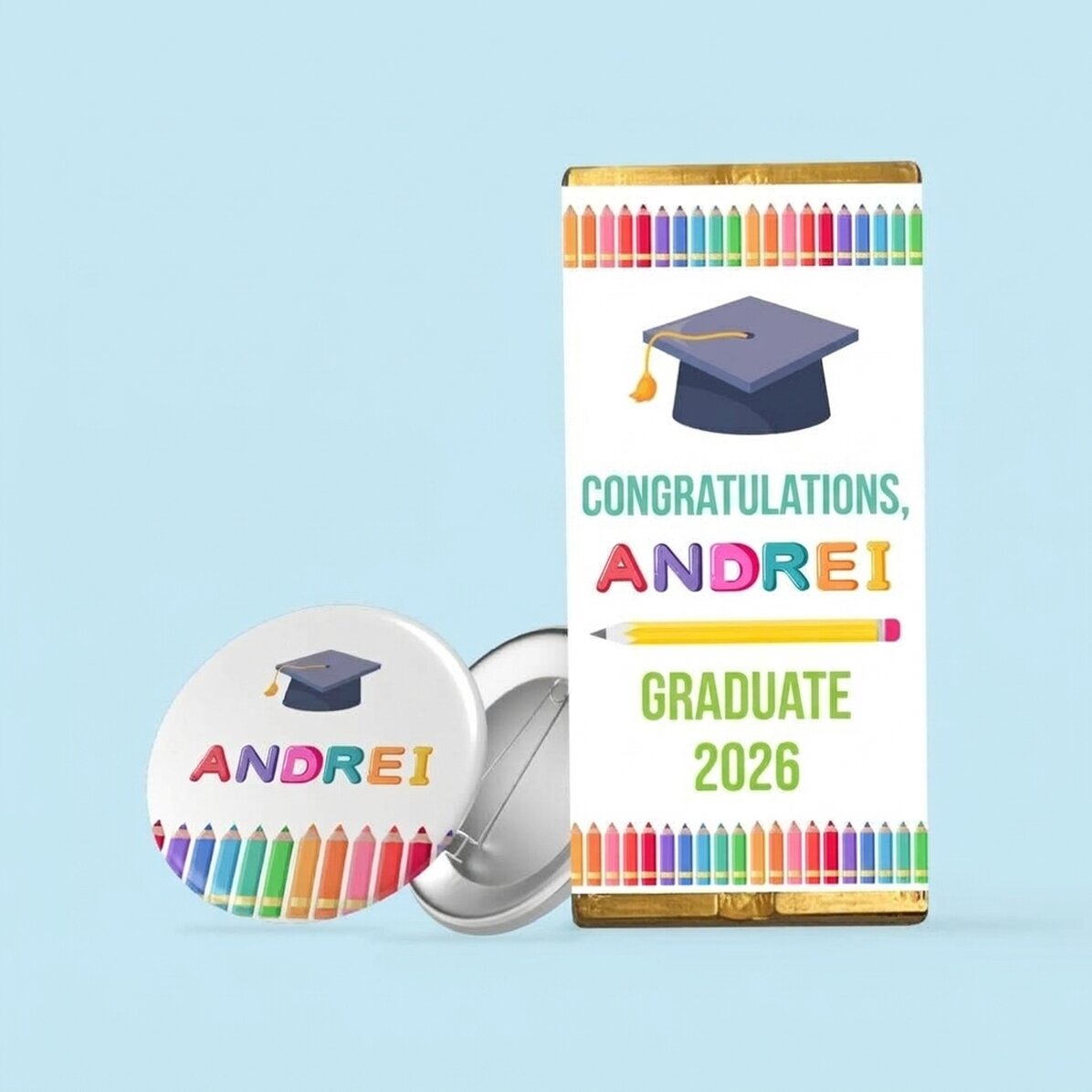 Gepersonaliseerde cadeauset voor kinderen - Afstuderen