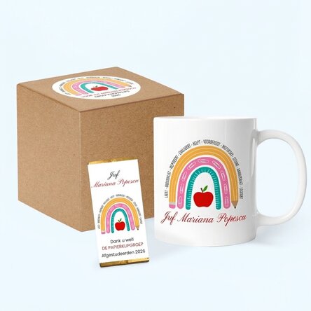 Gepersonaliseerde cadeauset voor kleuterleidsters/leraressen